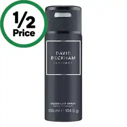Woolworths David Beckham Deodorant Body Spray 150ml offer
