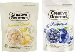 Coles Creative Gourmet Frozen Blueberries 300g or Frozen Banana Chunks 500g offer