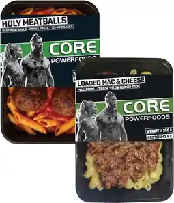 Coles Core Powerfoods Frozen Meals 350g offer