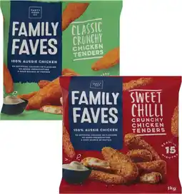 Coles Family Faves Chicken Tenders 1kg offer