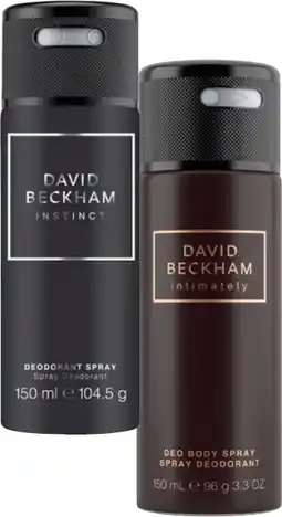 Coles David Beckham Body Spray 150mL offer