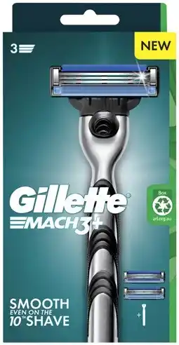 Coles Gillette Mach3+ Razor Kit 1 Each offer