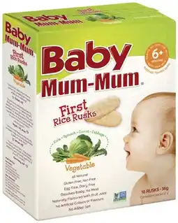 Coles Baby Mum Mum Rusks 36g offer