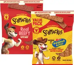 Coles Schmackos Dog Treats 450g-500g offer