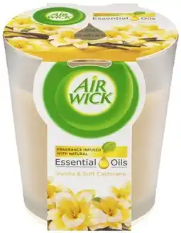 Coles Air Wick Essential Oils Candle 1 Each offer