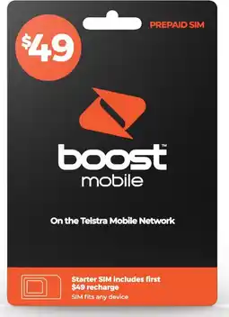 Coles Boost Mobile $49 SIM Pack offer