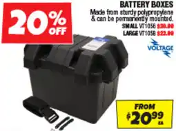 Autobarn Battery boxes offer