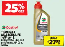 Autobarn Castrol transmax axle long life 75w-90 offer