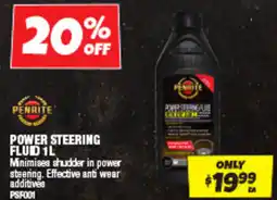 Autobarn Power steering fluid offer