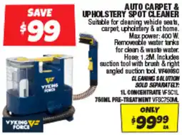 Autobarn Auto carpet & upholstery spot cleaner offer