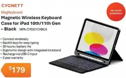 Leader Computers CYGNETT Magnetic Wireless Keyboard Case for iPad 10th/11th Gen offer