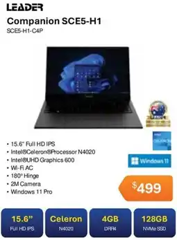 Leader Computers Leader companion sce5-h1 offer