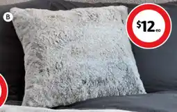 Coles Faux Fur Cushion offer