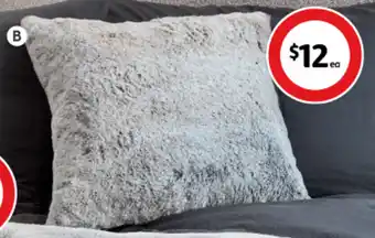 Coles Faux Fur Cushion offer