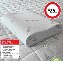 Coles Deca Home Contour Pillow offer
