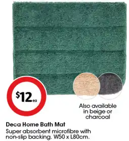 Coles Deca Home Bath Mat offer