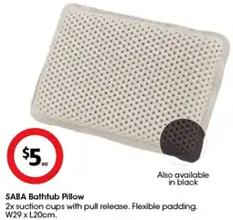 Coles SABA Bathtub Pillow offer