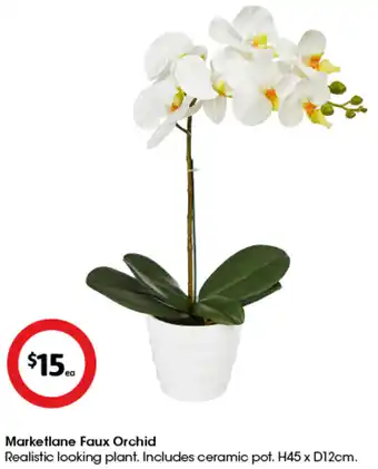 Coles Marketlane Faux Orchid offer