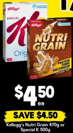 Drakes Kellogg's Nutri Grain or Special K offer