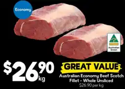Drakes Australian Economy Beef Scotch Fillet offer