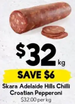 Drakes Skara Adelaide Hills Chilli Croatian Pepperoni offer