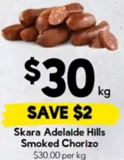 Drakes Skara Adelaide Hills Smoked Chorizo offer