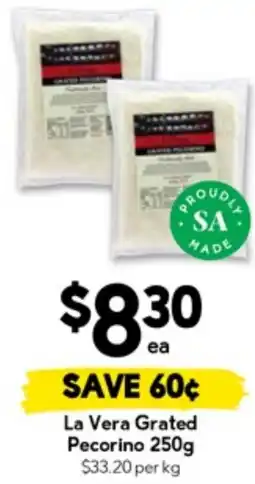 Drakes La Vera Grated Pecorino offer