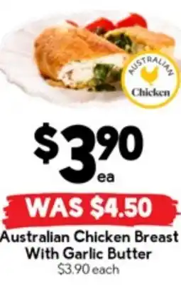 Drakes Australian Chicken Breast With Garlic Butter offer