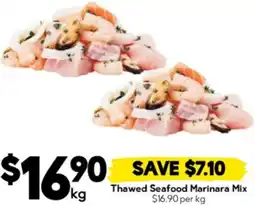 Drakes Thawed Seafood Marinara Mix offer