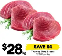 Drakes Thawed Tuna Steaks offer