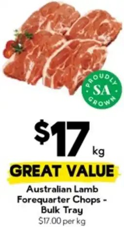 Drakes Australian Lamb Forequarter Chops offer