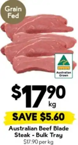 Drakes Australian Beef Blade Steak offer