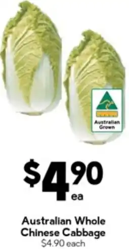 Drakes Australian Whole Chinese Cabbage offer