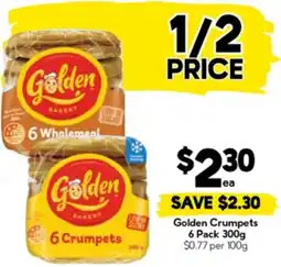 Drakes Golden Crumpets offer