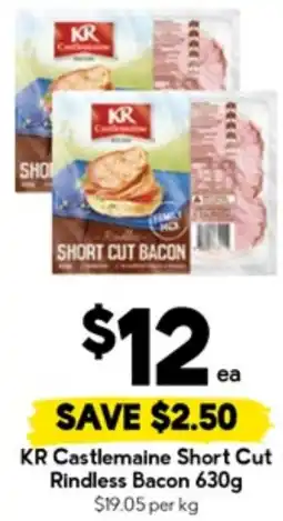 Drakes KR Castlemaine Short Cut Rindless Bacon offer