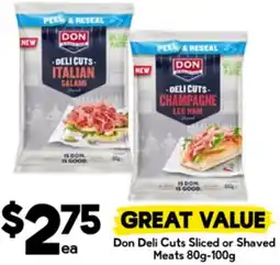 Drakes Don Deli Cuts Sliced or Shaved Meats offer