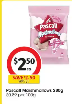 Coles Pascall Marshmallows offer
