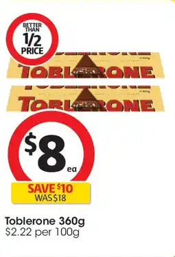 Coles Toblerone offer
