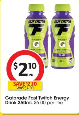 Coles Gatorade Fast Twitch Energy Drink offer