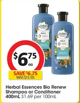 Coles Herbal Essences Bio Renew Shampoo or Conditioner offer