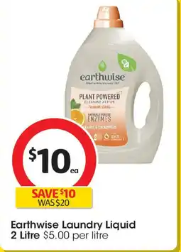 Coles Earthwise Laundry Liquid offer