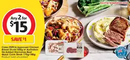 Coles Coles RSPCA Approved Chicken Breast Diced 500g or Australian No Added Hormones Beef Quick Cook Steak 170g-180g offer