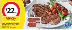 Coles Coles Australian No Added Hormones Beef Rump Steak offer