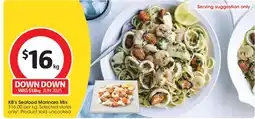 Coles KB's Seafood Marinara Mix offer