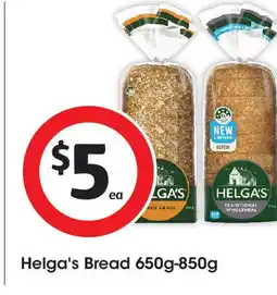 Coles Helga's Bread 650g-850g offer