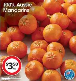 Coles Australian Afourer Mandarins offer