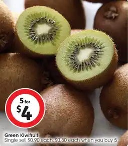 Coles Green Kiwifruit offer