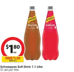 Coles Schweppes Soft Drink offer