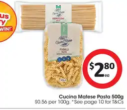 Coles Cucina Matese Pasta offer