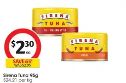 Coles Sirena Tuna offer